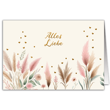 Alles Liebe | Alles Liebe (mit Hoch- und Folienprägung)