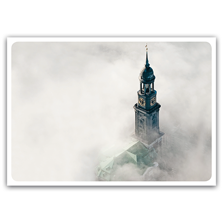  | Hamburg, St. Michaelis, der "Michel" (Strukturkarton)