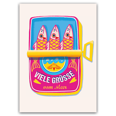 Viele Grüße vom Meer | Viele Grüße vom Meer (Strukturkarton mit Lack-Effekten)