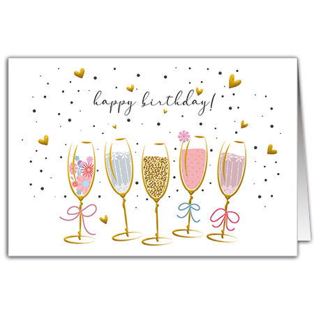  | Happy Birthday! (mit Hoch- und Folienprägung)