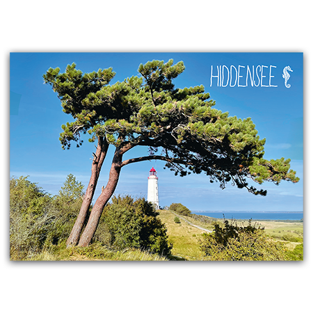 Hiddensee | Leuchtturm auf dem Dornbusch (Strukturkarton mit Lack-Effekten)