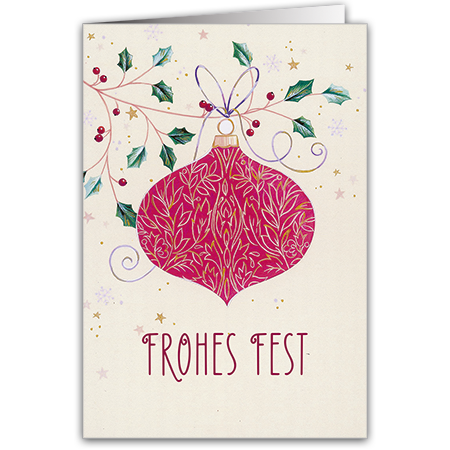  | Frohes Fest (Strukturkarton mit Lack-Effekten)