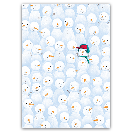  | Ein Schneemann friert nicht (Strukturkarton mit Lack-Effekten)