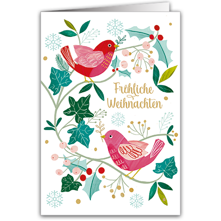  | Fröhliche Weihnachten (Strukturkarton mit Lack-Effekten)