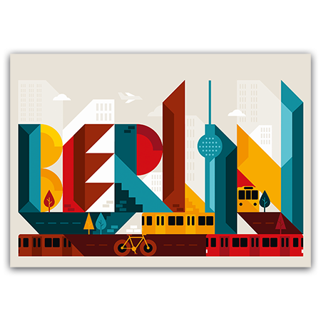  | Berlin (Strukturkarton mit Lack-Effekten)
