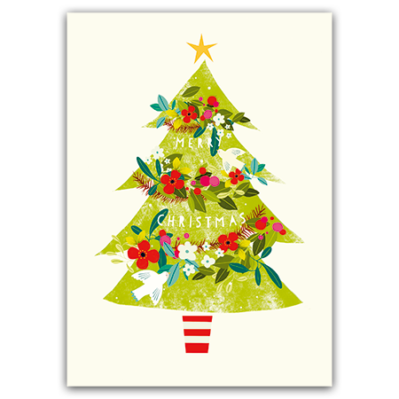 Merry Christmas | Merry Christmas (Strukturkarton mit Lack-Effekten)