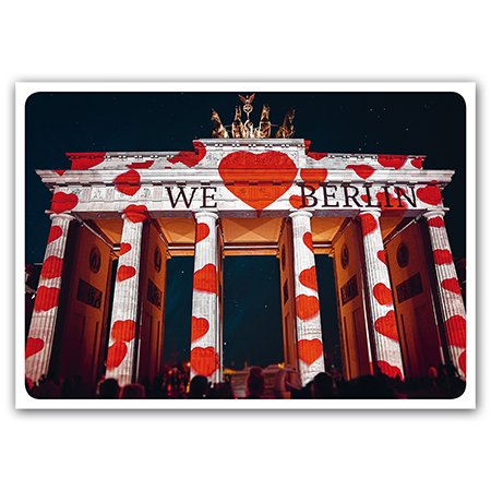 WE HERZ BERLIN  We love Berlin (Strukturkarton)