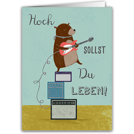 Hoch sollst Du leben! | Hoch sollst Du leben! (Strukturkarton mit Glimmerlack)
