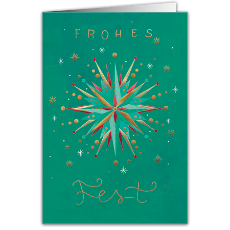 Frohes Fest | Frohes Fest (mit Hoch- und Folienprägung)