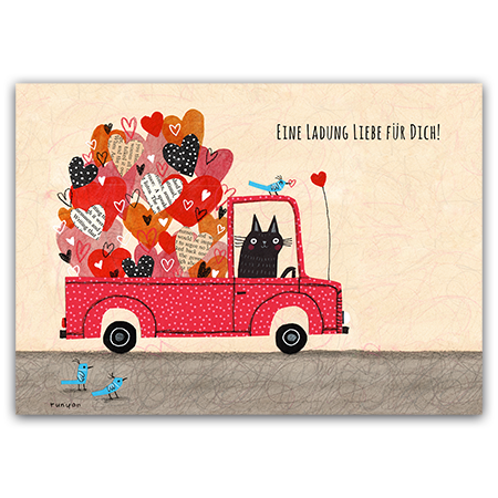 EINE LADUNG LIEBE FÜR DICH!  | Eine Ladung Liebe für Dich! (Strukturkarton mit Lack-Effekten) 