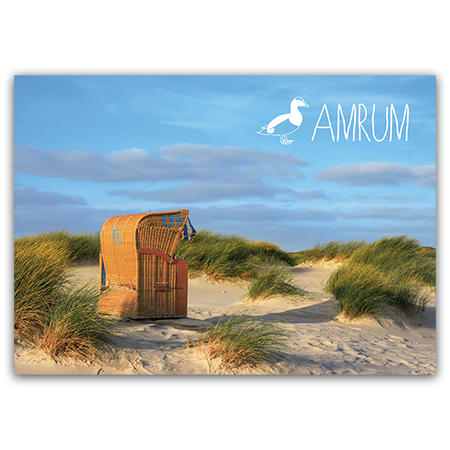 Amrum | Dünen auf Amrum (Strukturkarton mit Lack-Effekten)