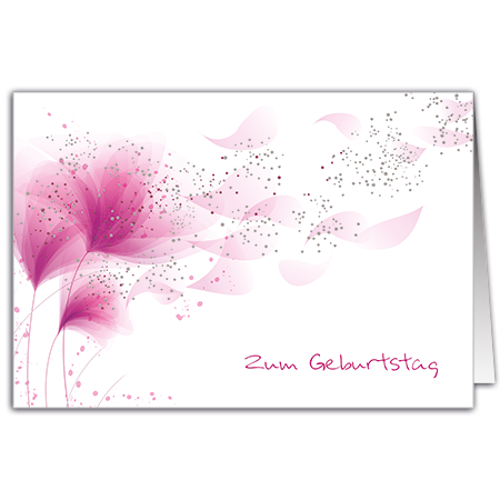 Zum Geburtstag | Zum Geburtstag (Strukturkarton mit Glimmerlack)