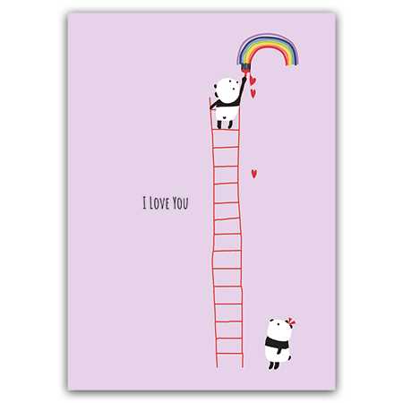 I Love You | I Love You (Strukturkarton mit Lack-Effekten)