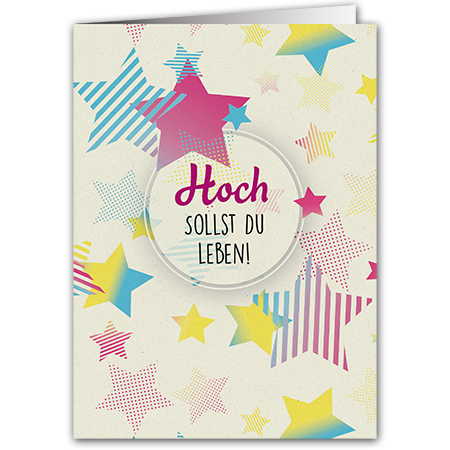 Hoch sollst du leben! | Hoch sollst du leben! (Zuckerrohrkarton)