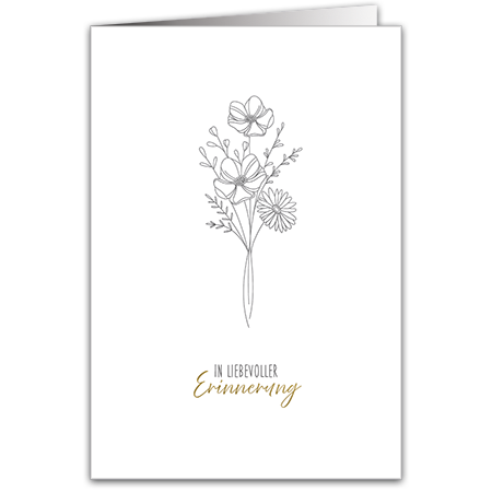 In liebevoller Erinnerung | In liebevoller Erinnerung (mit Metallic-Effekten)
