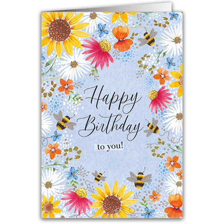 Happy Birthday to you! | Happy Birthday to you! (Strukturkarton mit Glimmerlack)