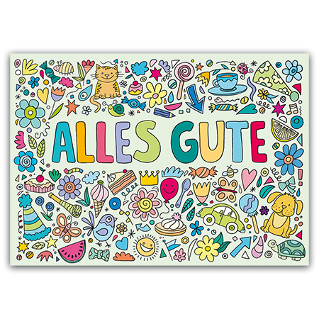  | Alles Gute (Strukturkarton mit Lack-Effekten)