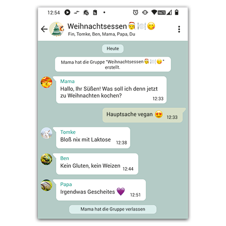 Weihnachtsessen | Weihnachtsessen (Strukturkarton mit Lack-Effekten)