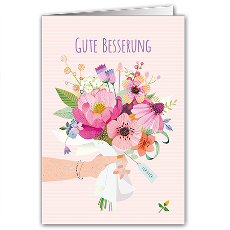 Gute Besserung für dich | Gute Besserung (Strukturkarton mit Lack-Effekten)