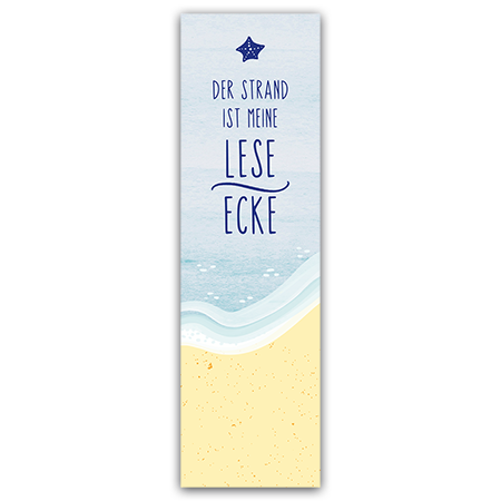 Der Strand ist meine Leseecke | Der Strand ist meine Leseecke (Strukturkarton mit Lack-Effekten)