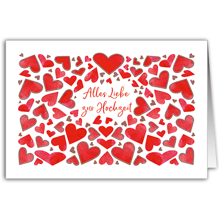 Alles Liebe zur Hochzeit | Alles Liebe zur Hochzeit (Strukturkarton mit Glimmerlack)
