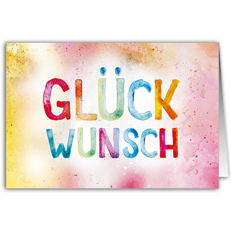 Glückwunsch  Glückwunsch (Strukturkarton)