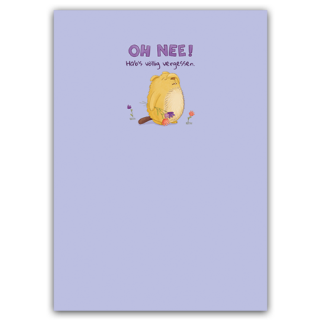 Oh Nee! Hab's voll vergessen. | Oh Nee! (Strukturkarton mit Lack-Effekten)