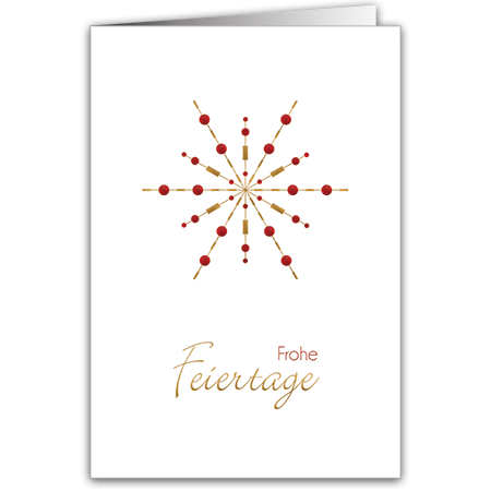 Frohe Feiertage | Frohe Feiertage (mit Hoch- und Folienprägung)