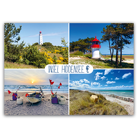  | Insel Hiddensee (Strukturkarton mit Lack-Effekten)